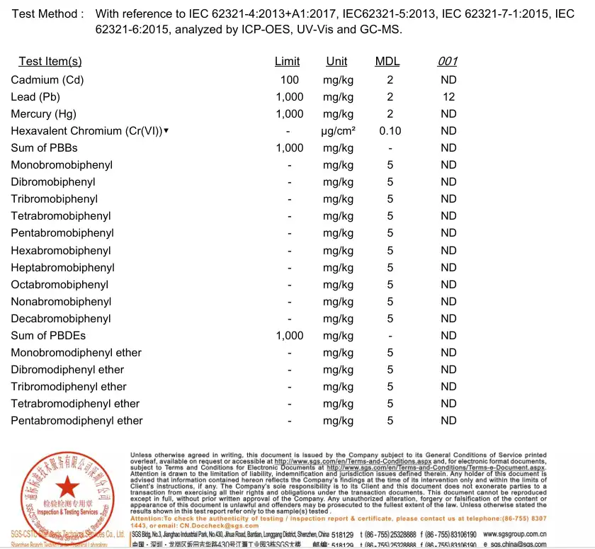 6061 T6 Aluminum Material Certificate