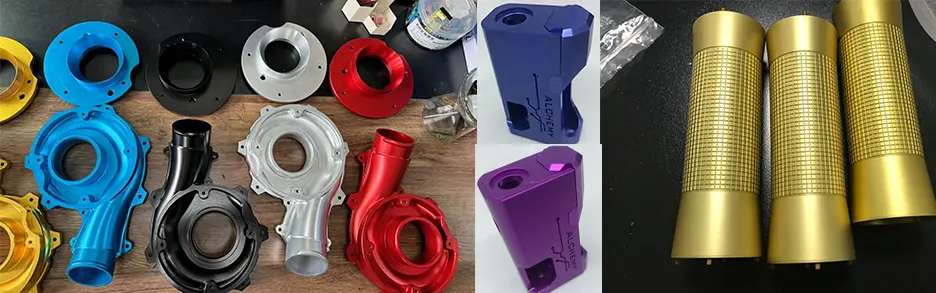 Common Anodizing Colors for CNC Machined Aluminum Parts Common Anodizing Colors for CNC Machined Aluminum Parts