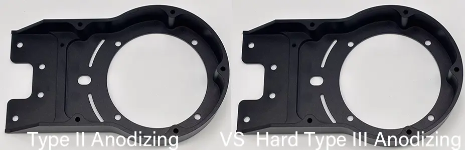 Type II VS Type III Anodizing cnc machined aluminum parts Type II VS Type III Anodizing cnc machined aluminum parts