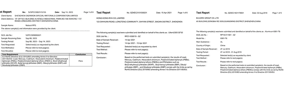 Product Certificate
