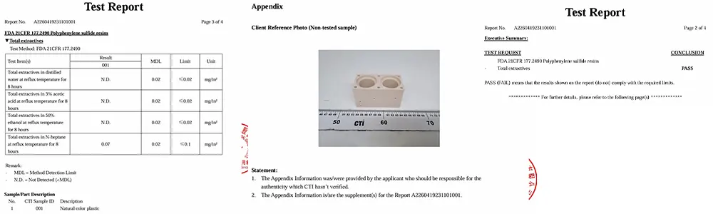 pps-food-grade-CTI-test-report pps-food-grade-CTI-test-report
