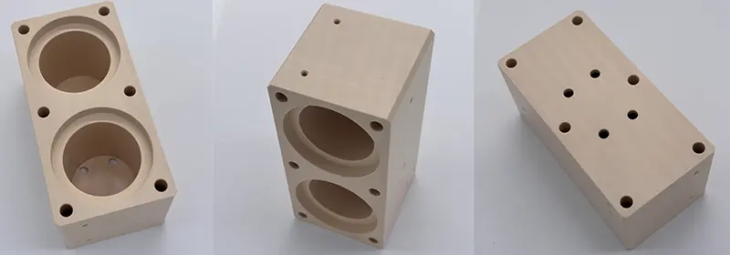 food grade pps cnc machined pump part